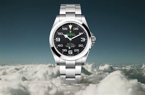 rolex air king verde|rolex air king history.